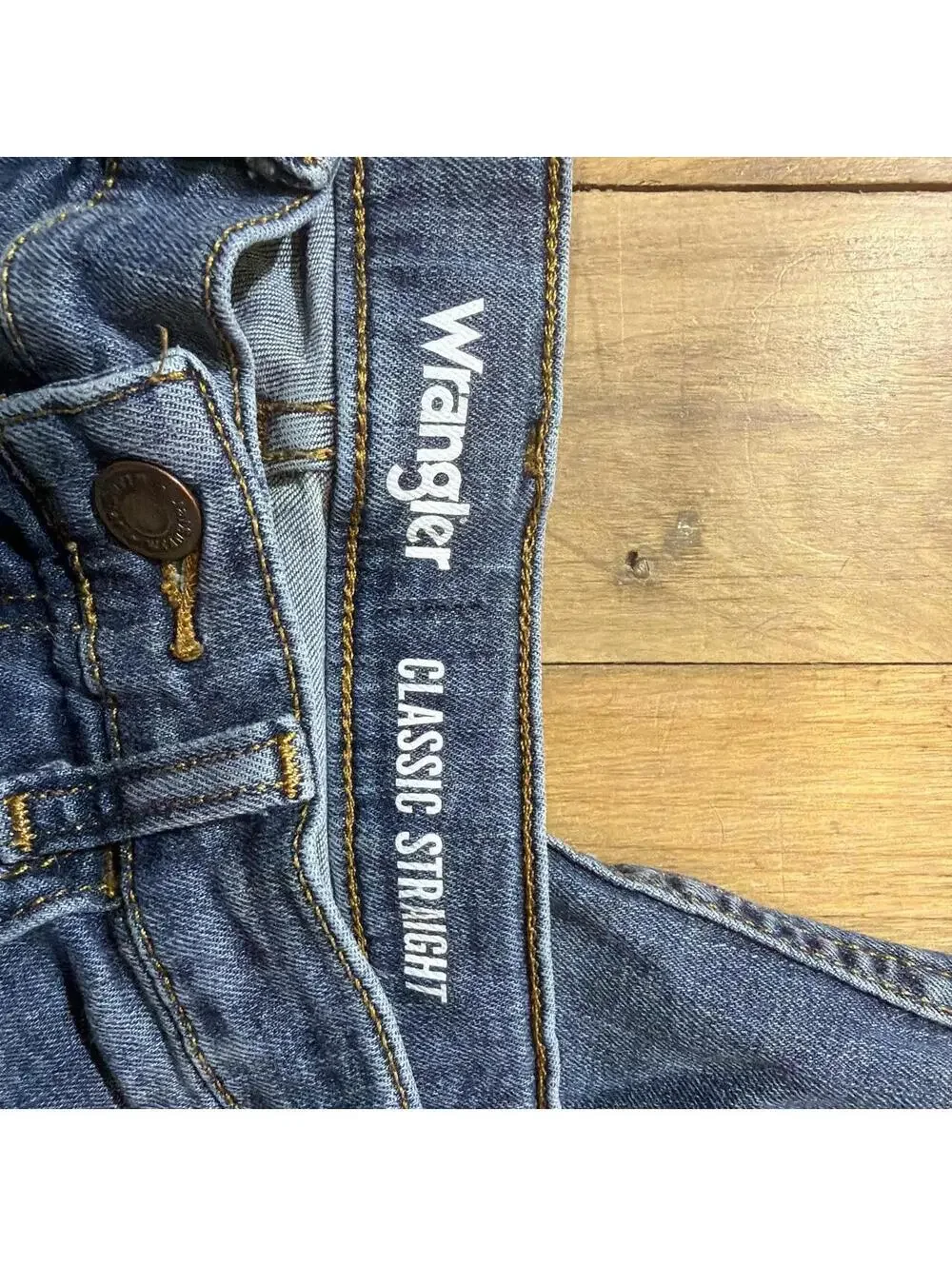 Wrangler Kid's Blue and Navy Jeans